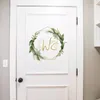 Flowers Men and Women WC Wall Sticker for Bathroom Decoration PVC Home Decals Waterproof Poster Door Stickers Toilet Sign 240306