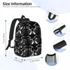 Backpack Tartanic Black Background Teenager Bookbag Casual Children School Bags Travel Rucksack Shoulder Bag Large Capacity