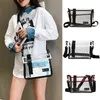 Bag PVC Shoulder Fashion Unisex Flap Transparent Crossbody Messenger Square Small Bags Women Men Shopping Handbag