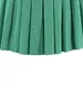 Jupes femmes jupe plissée été taille haute couleur unie Mini bas a-ligne pour fête Club adolescentes Style Preppy