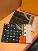 Luxury Designer Print cashmere Silk Scarf for Women Paris Design Shawls Foulare Echarpe Large Twill L Headband New Classic Monogram pattern cartoon 10A 110*200CM