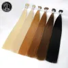 Extensões de cabelo remy fada 0.8 g/s 1618 polegada remy micro contas extensões de cabelo em nano anel links cabelo humano russo platina loira 40g