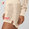 Hoge kwaliteit dames mesh doorkijkshorts, sexy tweedelige set kleding dames strandbedekking