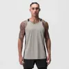 Men tank top malha de malha de ginástica treino de fitness fitness bodybuilding shirseless camada de camisa esportiva coletes coletes menores de camiseta 240329