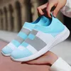Casual Shoes Women Mix Color Sneaker Slip On Sneakers Flat Tennis For Lady Summer Sport Female Sports