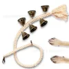 New Product Cotton Rope Woven Training Bell Pet Dog Hanging Doorbell