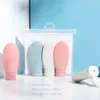 Storage Bottles 3pcs Travel Refillable Empty Containers For Shampoo Lotions Body