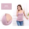 Women's Tanks GAOKE Women Solid Padded Bra Spaghetti Camisole Top Vest Female With Built In 6 Colors