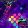 Schatten Aurora Glow Lidschatten Palette Bühne Clubbing Neon Make -up -Kit in Blacklight UV Glühen im dunklen Fluoreszenz Lidschatten Glitzer