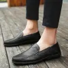 Schuhe Btmottz Sommer Männer Freizeitschuhe Luxusmarke Echte Leder -Herren -Ladungsstoffe Moccasins 2020 Italienisch atmungsaktives Slip auf Bootsschuhen