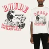 Rhude Men's T-shirts Designer shirts Brand Fashion Shirt for Men Casual Mens Short Sleeve T-shirt T-shirt