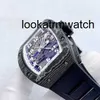 Multifunktion Watch Richarmill Mechanical Wristwatches Tourbillon Watch Automatic Series Japan Limited Edition 50 Automatic Mechanical RM029