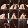 Perruques synthétiques cheveux en plumes I-Tip colorés synthétiques 16 1-20 brins/paquet accessoires de perruque en fibres haute température pour femmes 240328 240327