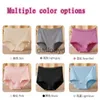 Women's Panties L-4XL High Waist Womens Panties Pure Cotton Crotch Modal Plus Fat Plus Size Underwear Lace Mothers Briefs 240319