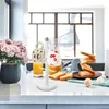 Kitchen Storage Cups Holder Coffee Counter Bar Accessory Countertop Mug Tree For Shelf Stand Home White Tea Rack