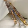 Bracelet Cartres original 1to1 V Gold Narrow Edition Full Sky Star 18 carats diamant 3 rangs
