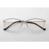 Occhiali da sole Montature da donna leggere rettangolari occhiali da vista ottici alla moda occhiali da vista miopia da uomo occhiali Ultem a strisce 2069