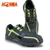 신발 새로운 프로 골프 신발 방수 스파이크 Honma Golf Special Shoes Black White 스포츠 트레이너 남성용 큰 크기 골프 신발