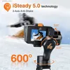 Stabilisateurs Joint universel ISteady Pro 4 adapté pour 11/10/9/8/7/6/5 DJI OSMO Insta360 One R caméra d'action stabilisateur de poche 3 axes Q240319