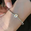 24Stijl Instagram Niche Design Emaille Vintage Armband Licht High End Gevoel Kleurrijk Klaver Veelzijdige en gepersonaliseerde armband Armband