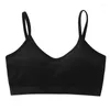 BRAS Elastic Gathering Bralette Push Up Seamless BH utan ram Summer Sexig med Padding Ladies Sport Tube Top No Rims BH