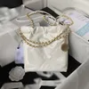 10A جودة أصلية CC Classic Trash Shopping Bag Luxury Womens Designer محافظ حقائب اليد على حقائب اليد حقيبة حقيقية من الجلد Crossbody Bag صغير وميني