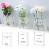 Vases Book Vase Decorative Elegant Acrylic For Water Planting Flowers Home Office Decoration Gift Lovers