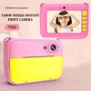 Childrens toy camera Color HD Can Take Pictures Video Printing Digital Intelligent Instant Print Camera Toys gifts for kids 240314