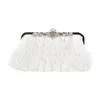 Evening Bags Fashion Women Handbag 2024 Soft Silk Satin Lady Party Wedding Bridesmaid Clutches Package Luxury For