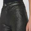 2023 Womens Real Leather Pants Original Zipper Cow Hide for Women