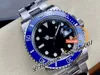 41mm 126619 VR3235 Automatic Mens Watch Clean CF Blue Ceramics Bezel Black Dial 904L SS Steel Bracelet Super Edition Trustytime001 Watches Starbucks Kermit Hul