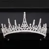 Tiaras Fashion Gold Color Crown Bridal Princess Tiaras Diadems For Wedding Hair Accessories Women Crystal Pearl Headpiece Jewelry Y240319