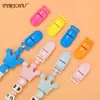 TYRY.HU 100 pièces/ensemble en plastique bébé sucette Clips support sucette infantile factice Clips accessoires pour sucette Clip bricolage 240308