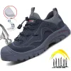 Boots Antislip Safety Shoes Men Plastic Toe Work Safety Boots Puncture Proof Welder Shoes Rubber Insulated 6kv Work Boots Man Comfort