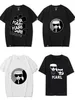 T-shirt da uomo Divertente Carl Hai T-shirt casual Street Galeries Lafayette Abbigliamento Uomo T-shirt in cotone con stampa personaggio anime Stampa Colletto a maniche corte