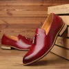 أحذية 2023 أحذية رسمية الرجال شراكيل المتسكعون أحذية كلاسيكية الرجال بروجز رجال المكاتب أحذية إيطالية العلامة التجارية أحذية الرجال SAPATO Social