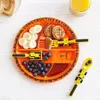 Eco Friendly Creative Kids Dining Tool Set PP Spoon Fork Knife Car Cutsly Dinner Active for Children Gifts Baby Dropship 240315