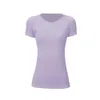 Vêtements de Yoga à manches courtes pour femmes, couleur unie, couleur chair, modelant la taille, serré, Fitness, Jogging, nouvelle collection 2024