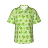 Chemises décontractées pour hommes Champignon Grenouille Plage Chemise Animal Dessin Animé Grenouilles Esthétique Hawaïen Mâle Rétro Blouses À Manches Courtes Harajuku Vêtements