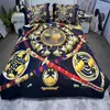 Bedding sets Light luxury trendy brand coral velvet four piece set winter thickened double-sided velvet milk velvet duvet cover baby velvet bed sheet J240319