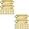 Plates 24 Pcs Serving Plate Egg Cake Pan Dish Dessert Holder For Party Plastic Small Desert The Candy