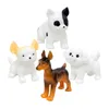 Tuindecoraties 4 stuks dier micro landschap puppy decoratie hars hond standbeeld figuur binnenplaats accessoire voor