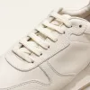 Skor mooqdaax vår sommar 2023 nya kvinnors skor vita äkta läder trim skor häl design casual plattform sneakers kvinnor