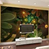 Wallpapers Diantu op maat gemaakte niet-geweven grote muurschilderingen TV-achtergrondbehang bloeiende bloemen die hedendaagse coole mode van behangpapier bedekken