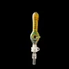 Glass Nector Collector Quartz Nails Kits 10mm Male Joint Dab Straw Dabber Dish Mini Oil Rigs Heady NC Set Mini Dab Rigs NC9