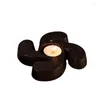 Suporte de castiçais para meditações centrais mesa tealights suporte