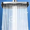 Cabezales de ducha de baño Panel grande Flujo grande Supercarga Lluvia Cabezal de ducha montado en el techo Negro Plata Abs Accesorios de ducha de baño de alta presión Y240319