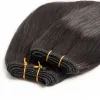 Extensions de cheveux humains droits paquets brésiliens armure couleur noire naturelle Remy paquets de cheveux humains 830 pouces 50g/paquet Remy cheveux armure