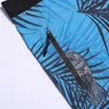 Shorts masculinos moda papagaio impressão laser profissional surf nadar praia 4 vias estiramento rápido seco placa impermeável l13
