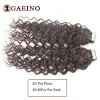 Extensões de fita onda de água em extensões de cabelo humano encaracolado trama da pele adesiva natural preto cinza loira extensões de cabelo para salão de beleza 2 g/pc